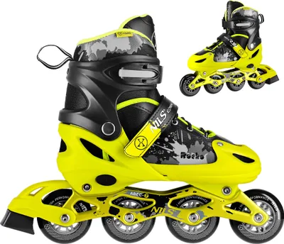 Obrázek produktu pro Inline brusle Dětské kolečkové brusle ABEC7 Nastavitelná Chlapec Holka Nils Extreme velikost 31-34