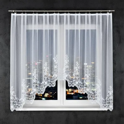 Immagine prodotto di MARKIZETA Tenda 300x160 Berenika bianca con finitura jacquard 004304/FBL/001/300160/1