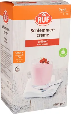 Image de RUF 1364571001 RUF Schlemmercreme Erdbeer  1,0 kg, 1 St.