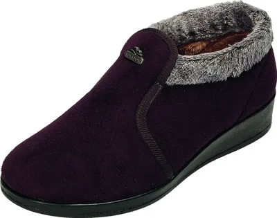 Produktbild von Fly Flot Damen Hausschuh 863407 prugna / bordeaux, Damen Größen:38, Farben:bordo
