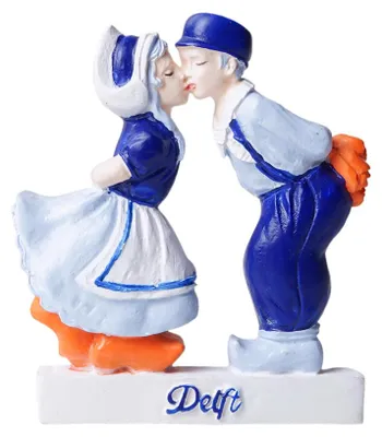 Productafbeelding van Heinen Delfts Blauw – Magneten, set van twee, Delft