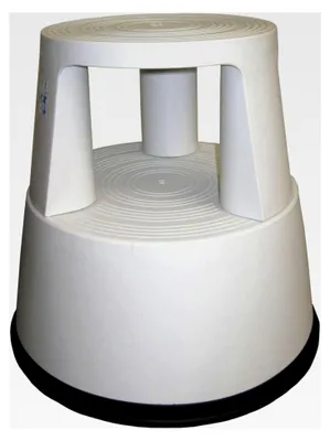 Produktbild von 885-33 Rollhocker, Kunststoff mit 3 Rollen, lichtgrau