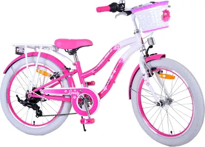 Produktbild von TPFSports Lovely Kinderfahrrad - Mädchen - 20 Zoll - 2 Handbremsen - 7 Gänge - Rosa