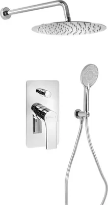 Immagine prodotto di Miscelatore da incasso per doccia PAX con miscelatore monocomando, 2 vie, cromo