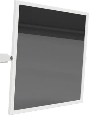 Produktbild von BELP Kippspiegel Stahl Komaxit Weiß 600x600x120 mm für Bad & WC >> zum Bohren