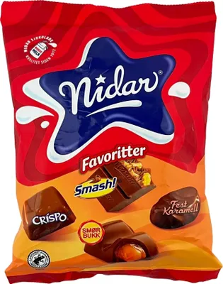 Produktbild von Nidar Favoritter 200g