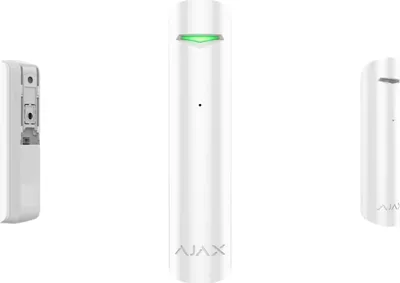Immagine prodotto di Sensore per porte/finestre Ajax GlassProtect Wireless Bianco