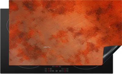 Produktbild von KitchenYeah© Herdabdeckplatte Rost - Industrie - Metall - Stahl , 91x52cm, Küche Deko, Glaskeramikkochfeld Herdabdeckung, Abdeckplatte fùr Kochfeld
