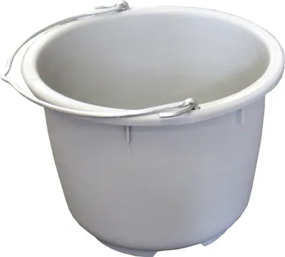 Produktbild von Mörteleimer 13,0 l, Ø 33,0 cm, 'Jumbo', Grau, Skalierung, schwer