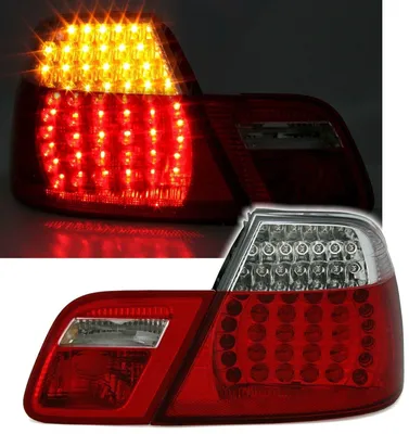 Image de Feux arrière LED rouges et blancs, gauche/droite, pour BMW Série 3 E46 Cabriolet, de 2000 à 2003
