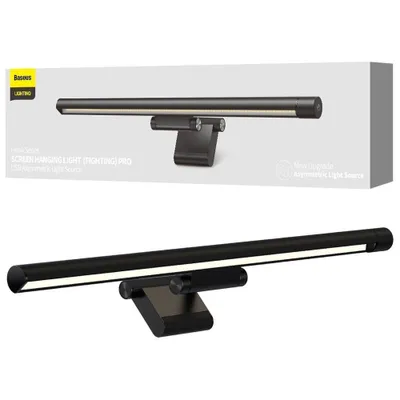 Zdjęcie produktu dla Baseus I-Wok Series Lampka Led Na Monitor Do Pulpitu Oświetlenie Ekranu Czarna (Dgiwk-P01)
