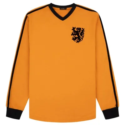 Produktbild von Cruyff - Niederlande Retro Fussballtrikot WM 1974 + Nummer 14 - Kinder