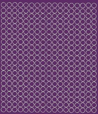 Immagine prodotto di Adesivi rotondi, diametro 1 cm, 357 pezzi, viola lucido