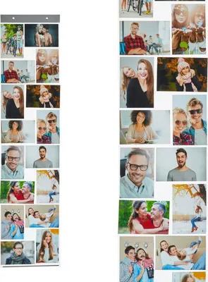 Produktbild von Fotohalter mit 16 Taschen für 10 x 15 cm Quer- und Hochformat