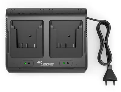 Doppelladegerät 18V 6A für Bosch Professional Akkus, EU-Stecker