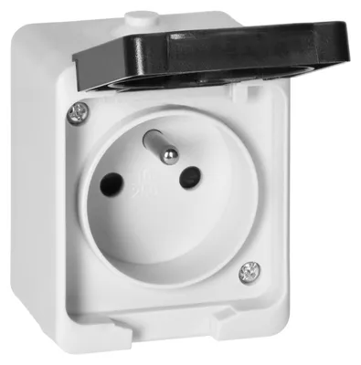 Obrázek produktu pro Zásuvka 2P+E Orno AQUATIC MINI IP54 OR-OE-7305/WB