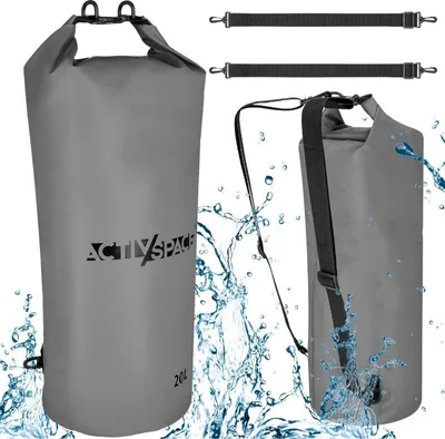 Produktbild von Wasserdichte Segelrucksacktasche 20l - grau