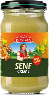 Produktbild von DOVGAN Senfcreme Extra scharf 188ml