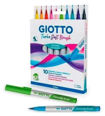 Image de GIOTTO F426800 Étui pour feutres Soft Brush - 10 pièces