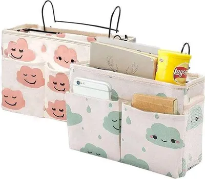 Produktbild von Famanu Betttasche Organizer - Praktischer Aufhänger für Schlafzimmer und Büro