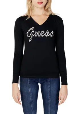 Produktbild von GUESS T-shirt Damen Textil Schwarz GR72751 - Größe: S