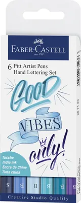 Produktbild von FABER-CASTELL Tuschestift PITT artist pen 6er Etui