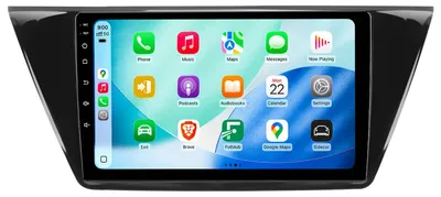 Immagine prodotto di Autoradio Android da 10 pollici con 64 GB per VW Touran 2016-2018 con CarPlay, navigazione Android Auto e Bluetooth