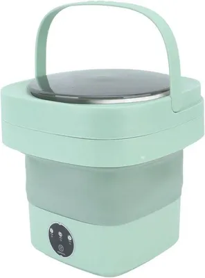 Image de Mini-lave-linge portable d'une capacité de 6,5 litres - Idéal pour les voyages, les étudiants et le camping
