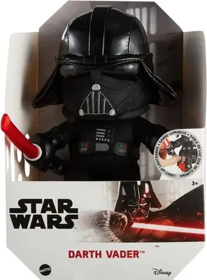 Produktbild von Star Wars Darth Vader Kuscheltier 15 Cm Schwarz 3 Years Schwarz 3 Years