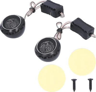 Image de 2 pièces haut-parleur d'aigus, 12-24 V, 140 W, haute efficacité, 89 dB, son fort et clair pour système audio de voiture