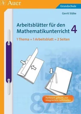 Produktbild von Arbeitsblätter für den Mathematikunterricht 4