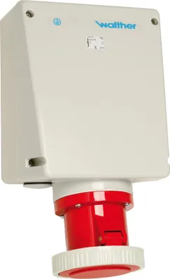 Produktbild von WALTHER-WERKE Wandsteckdose 125A 5P 400V 6h IP67