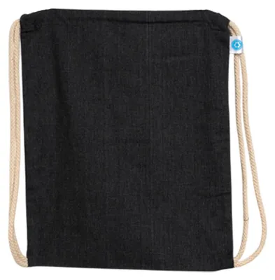 Produktbild von Printwear - Turnbeutel, recyceltes Material LT2471 (Einheitsgröße) (Schwarz)