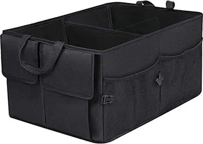 Image de Verk 10064 Organisateur de coffre de voiture noir
