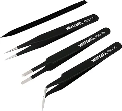 Produktbild von MMOBIEL 3x Pinzetten set Industrie Präzision ESD Pinzetten Antistatisch