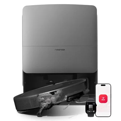 Produktbild von roborock Saros 20 Saugroboter mit Wischfunktion&angebbarem Wischmopp, AdaptiLift Chassis 3.0, 36,000 Pa Saugkraft, Autonomes StarSight System 2.0