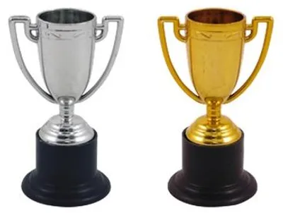 Immagine prodotto di Henbrandt - Trofeo Regali per feste (confezione da 12) SG39860 (taglia unica) (argento/oro)