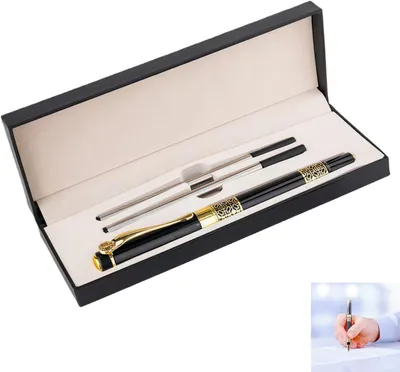 Produktbild von Kugelschreiber 0.5 mm, mit 2 Minen, Geschenkverpackung, für Büro