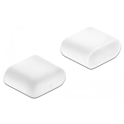 Produktbild von DeLOCK Staubschutz für USB Type-C Stecker 10 Stück weiß, USB Typ-C, Weiß, 7,85 mm, 9,8 mm, 4,1 mm, 10 Stück(e)