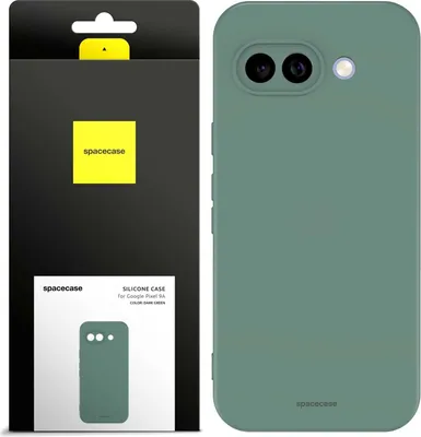 Immagine prodotto di SPACECASE Custodia in silicone per Google Pixel 9A verde
