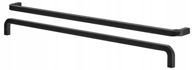 Produktbild von IKEA BORGHAMN Möbelgriff 426mm Schwarz Massiv 2 Stück