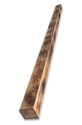 Produktbild von CountryWood-Holzbalken – im Yakisugi-Verfahren behandelt, Maße: 4 x 4 x 203 cm