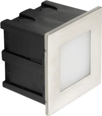 Produktbild von C-Light 230 V 1,5 W LED Edelstahl Treppen- Wandleuchte FG07401 IP65 warmweiss