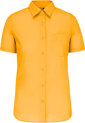 Produktbild von Kariban Popeline-Kurzarmhemd Baumwollpolyester pflegeleicht für Damen