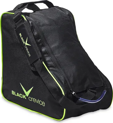 Immagine prodotto di Black Crevice - Borsa porta scarponi da sci di fondo | 40x36x26 cm | 42 litri | colore: nero/giallo