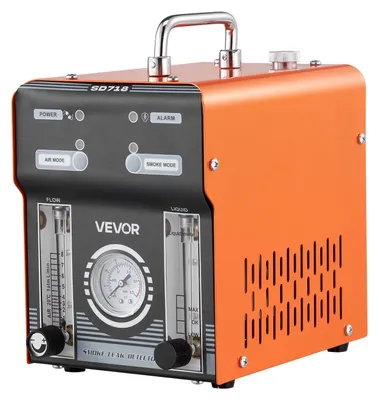 Produktbild von Rauchtestgerät für Fahrzeuge, DC 12V, EVAP-Vakuum-Diagnosetester mit Luftpumpe, Druckanzeige, Durchflussmesser und Ölmessgerät, für Autos, Motorräder, Lastwagen, Boote und Quads