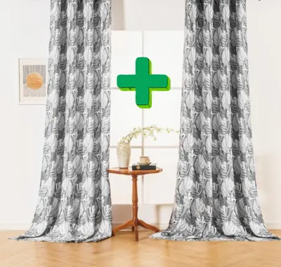 Zdjęcie produktu dla Designové závěsy FLOCUS 140x270 (2 ks), vzorované