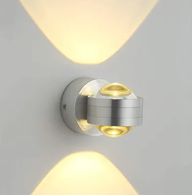 Produktbild von MEIYOU GHB 6W LED Wandleuchte Halb Globe Warmweß Wandlampe [+]