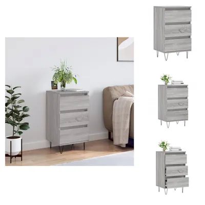 Produktbild von vidaXL Sideboard Grau Sonoma 40x35x70 cm Holzwerkstoff -  Sideboards
