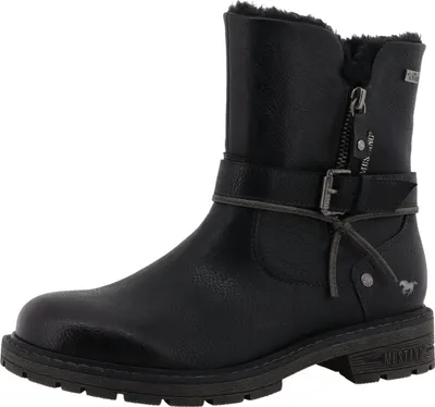 Produktbild von Mustang Damen Stiefelette trendiger Alltagsschuh 15M0022004, Größe:37 EU, Farbe:Schwarz
